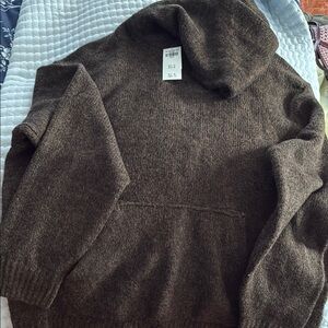 Abercrombie & Fitch Brown Turtleneck Sweater